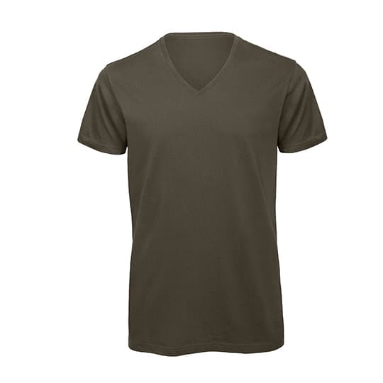 Herr T-shirt v-neck Inspire organic B&C - TM044