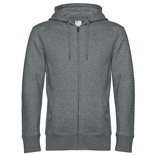 Men's zip-up hoodie King B&C - WU03K