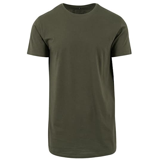 Men's t-shirt Shaped Long Tee - BY028
